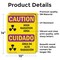 Signmission Radiation & Laser Sign, 14 in H x 10 in W, Vinyl Decal, Rectangle OS-2PACK-CR-D-1014-L-10169 - alternate 2